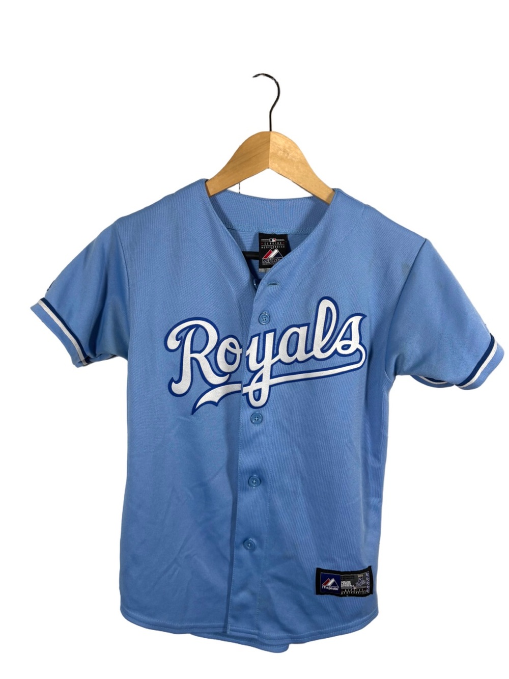 Kansas City Royals Majestic Youth Powder Blue MLB Baseball Jersey